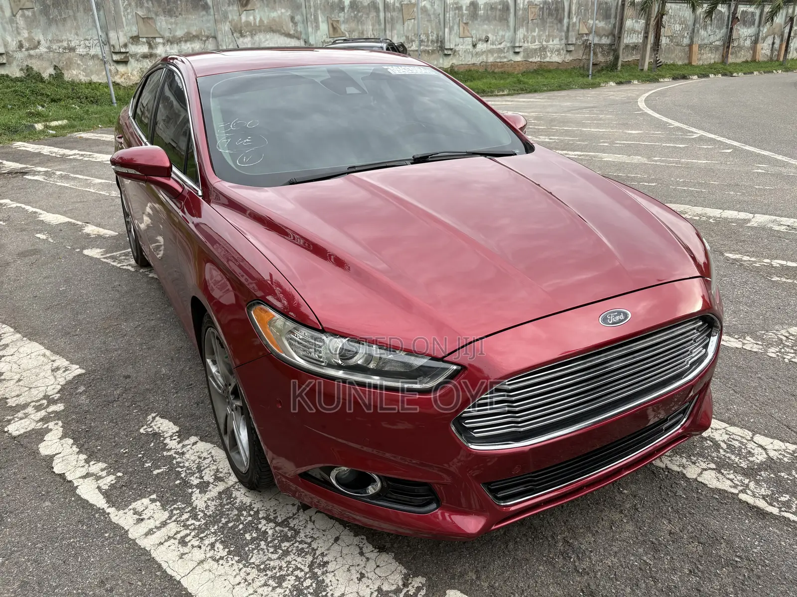Ford Fusion Titanium 4dr Sedan w/EcoBoost (2.0L 4cyl Turbo 6A) 2015 Red