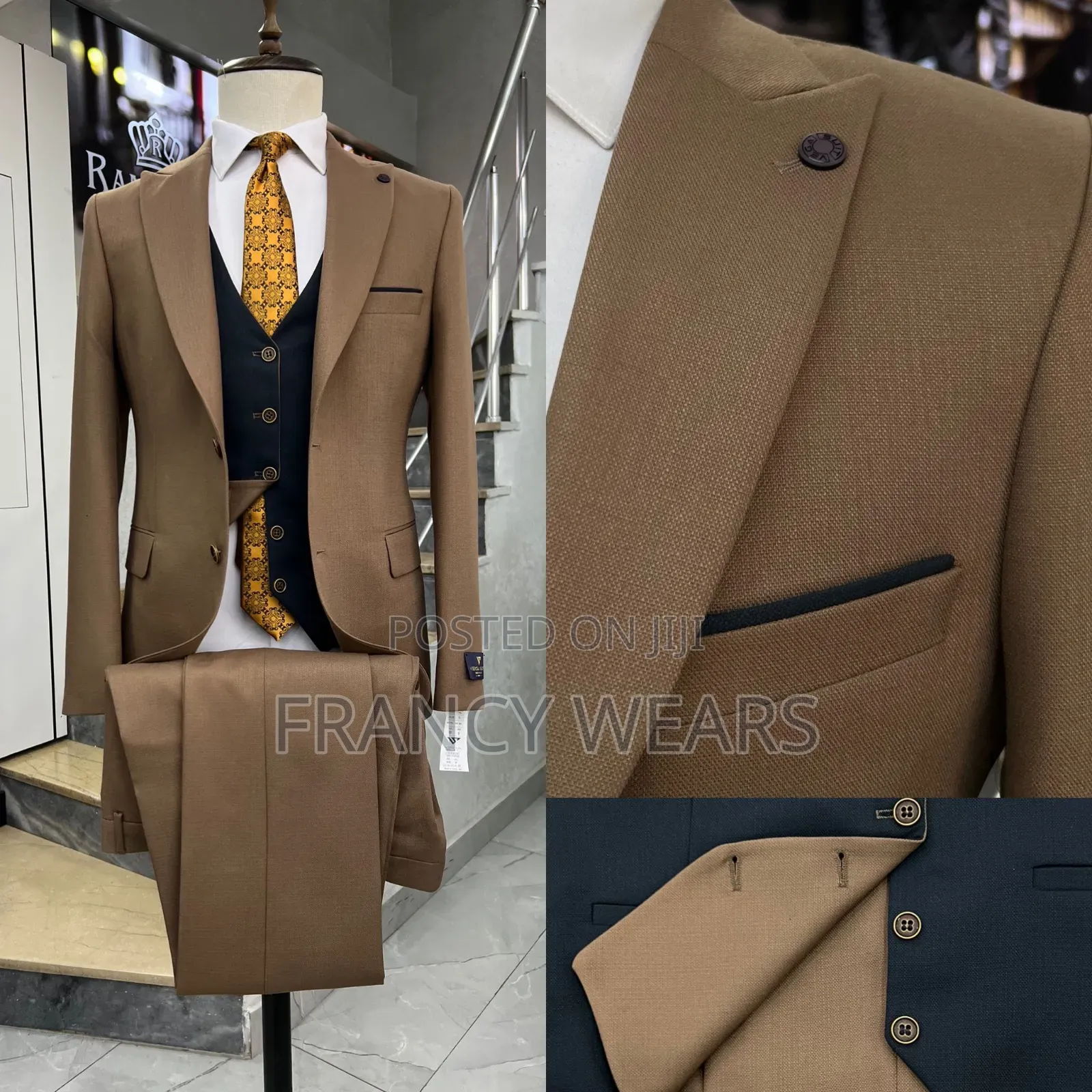 3 Piece Quality Suits Available as Seen in Pictures