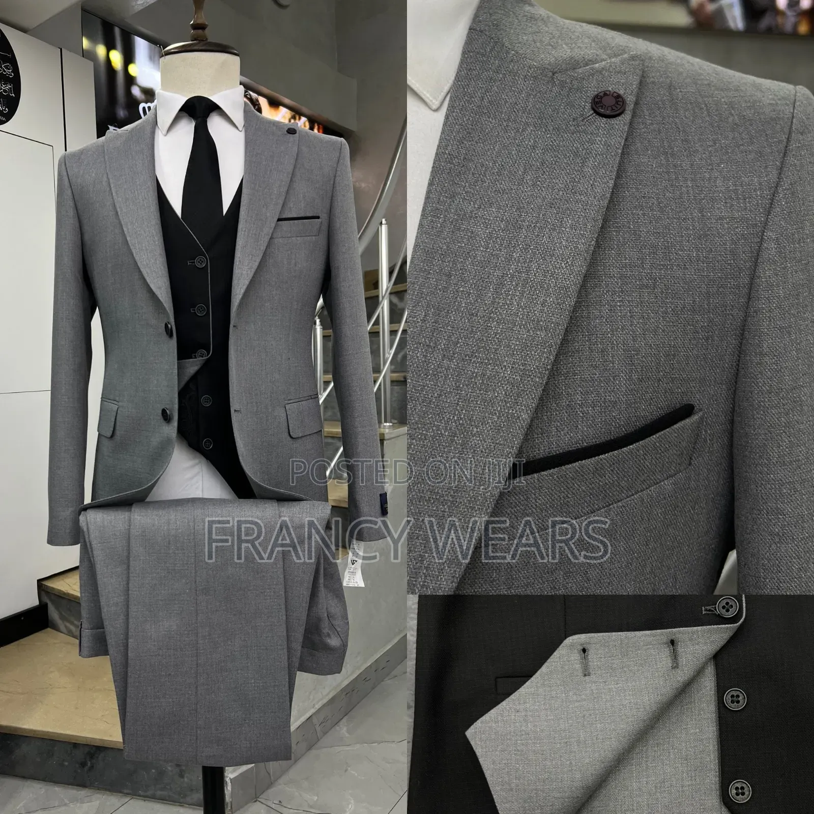3 Piece Quality Suits Available as Seen in Pictures