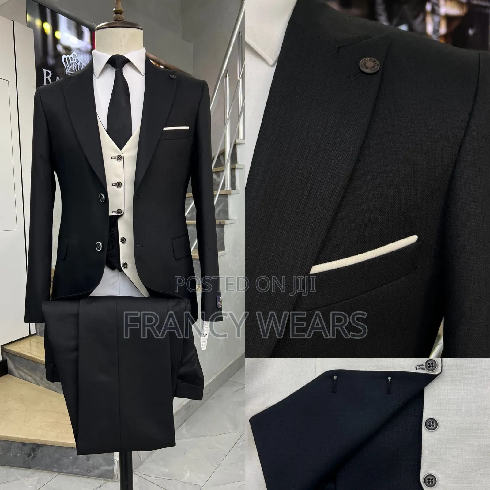 3 Piece Quality Suits Available as Seen in Pictures