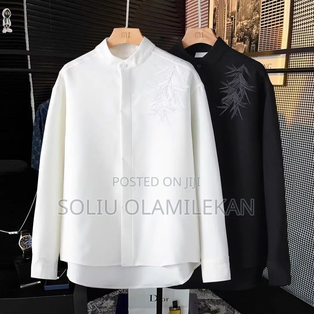 Bishop Neck Long Sleeve Shirt