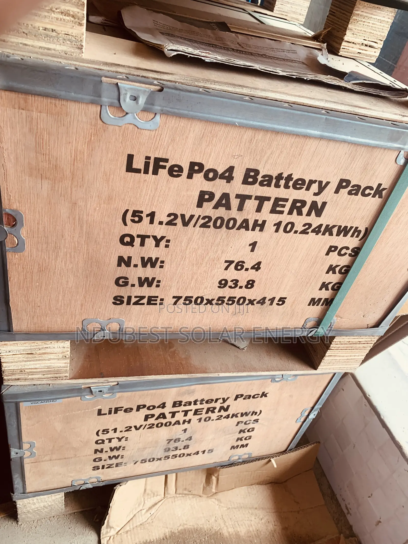 10.24kwh 51.2v Pattern Lithium Ion Batteries