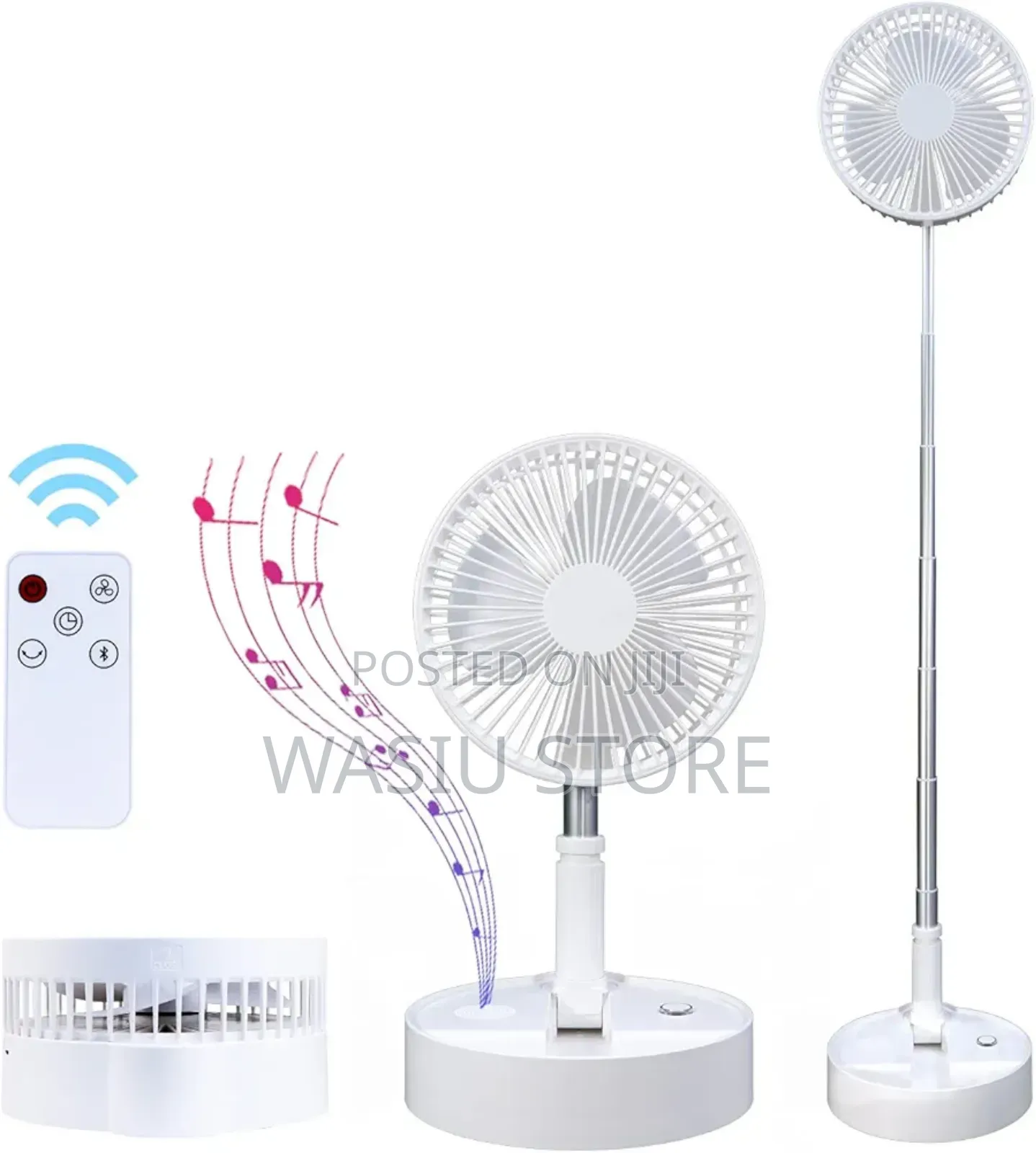 Folding Stand Floor Fan With Remote Control