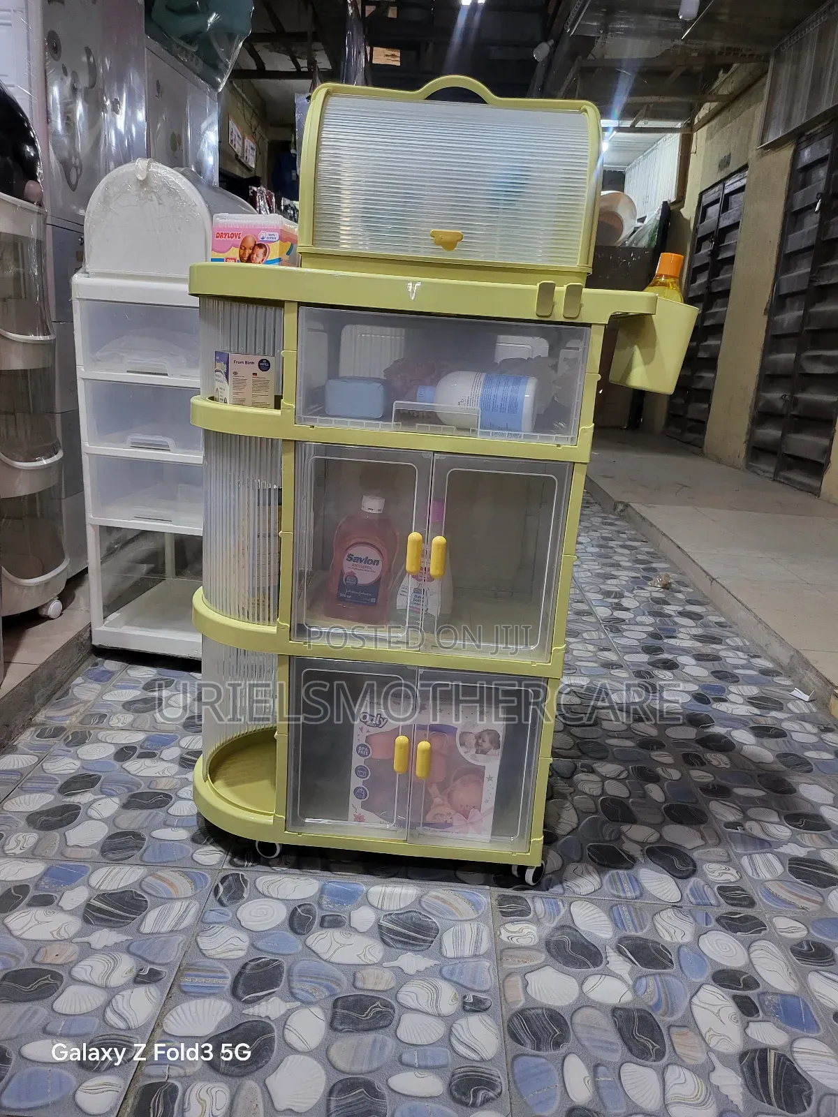 Baby Trolley With Side Shelf