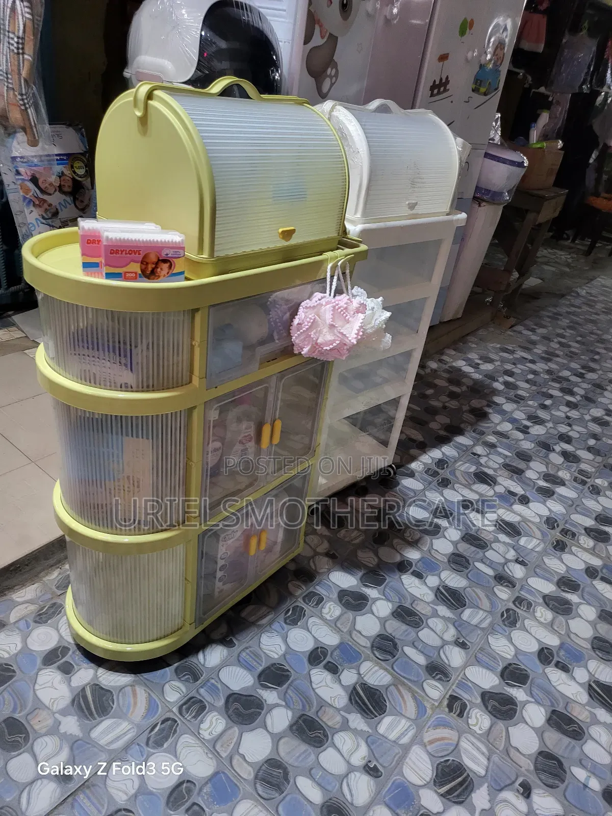 Baby Trolley With Side Shelf
