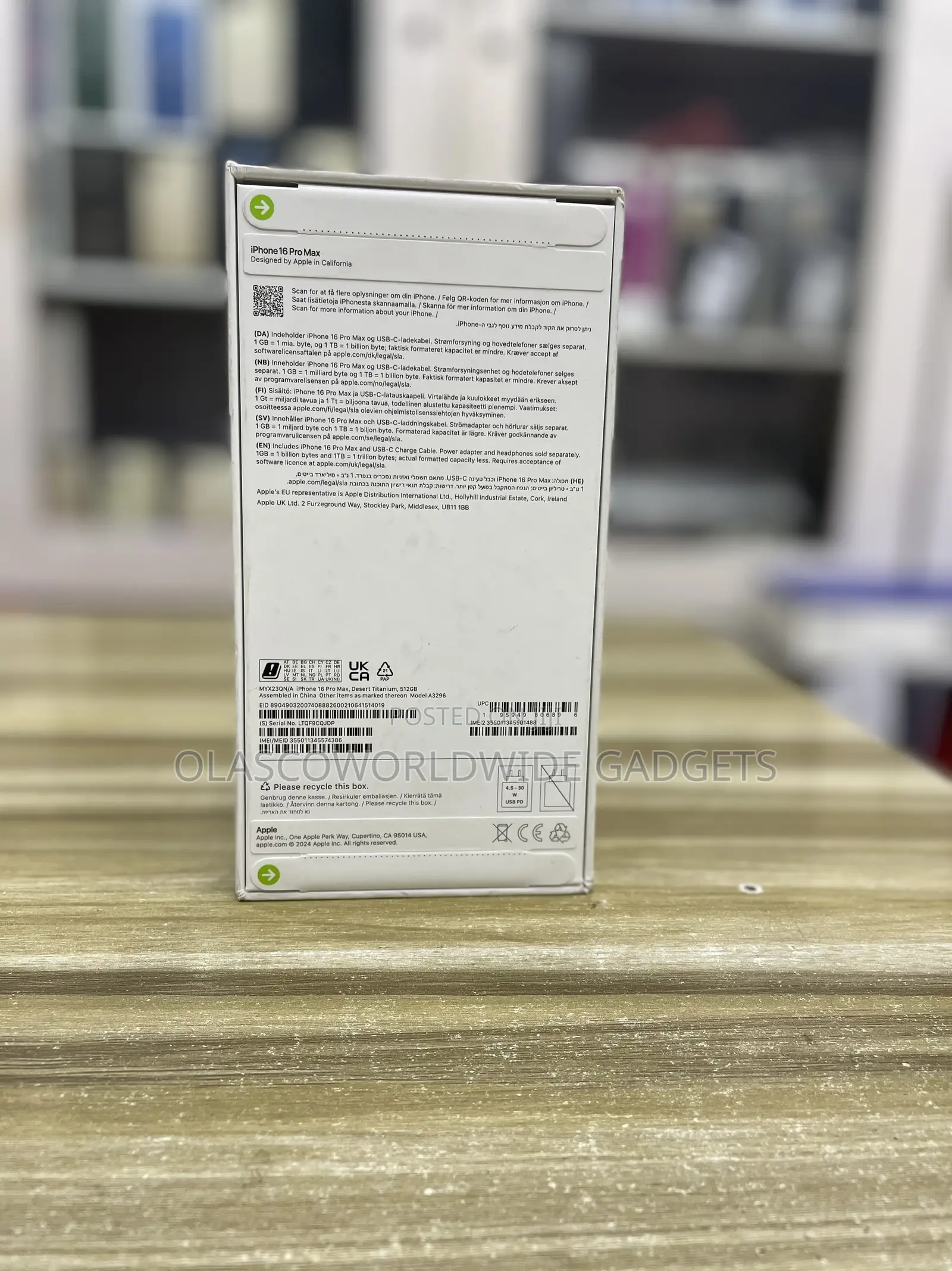 New Apple iPhone 16 Pro Max 512 GB