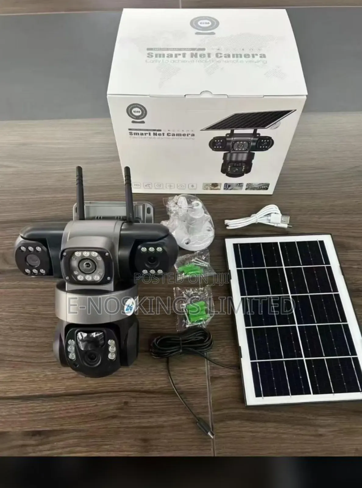 V380 Solar Camera 3 Lens View