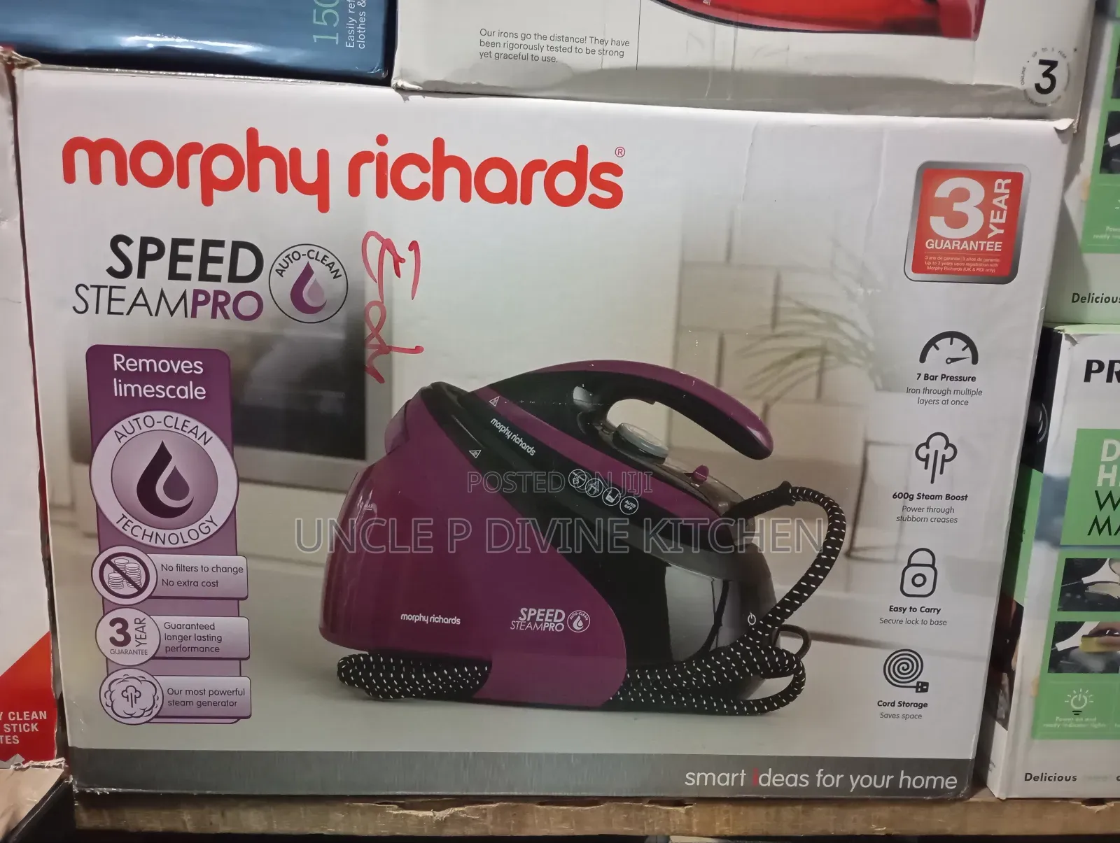 Morphy Richard Speed Steampro Industrial Iron,2400w, 1.6l