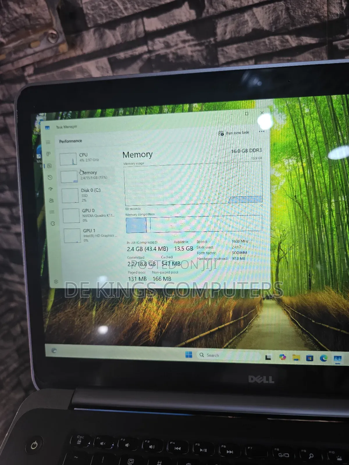 Laptop Dell Precision M3800 16GB Intel Core i7 SSD 256GB
