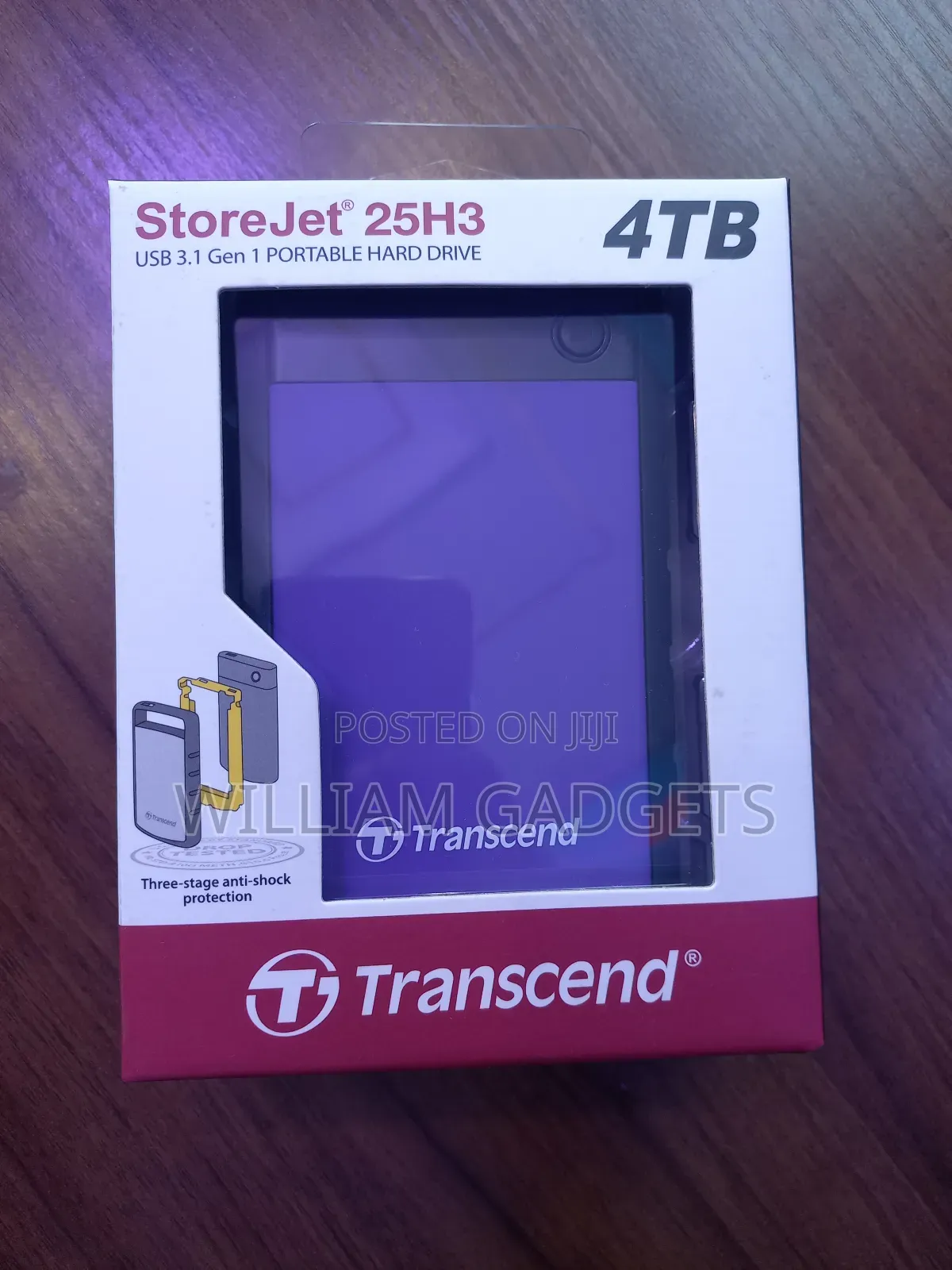 Transcend Storejet 25h3 4tb External Hard Drive