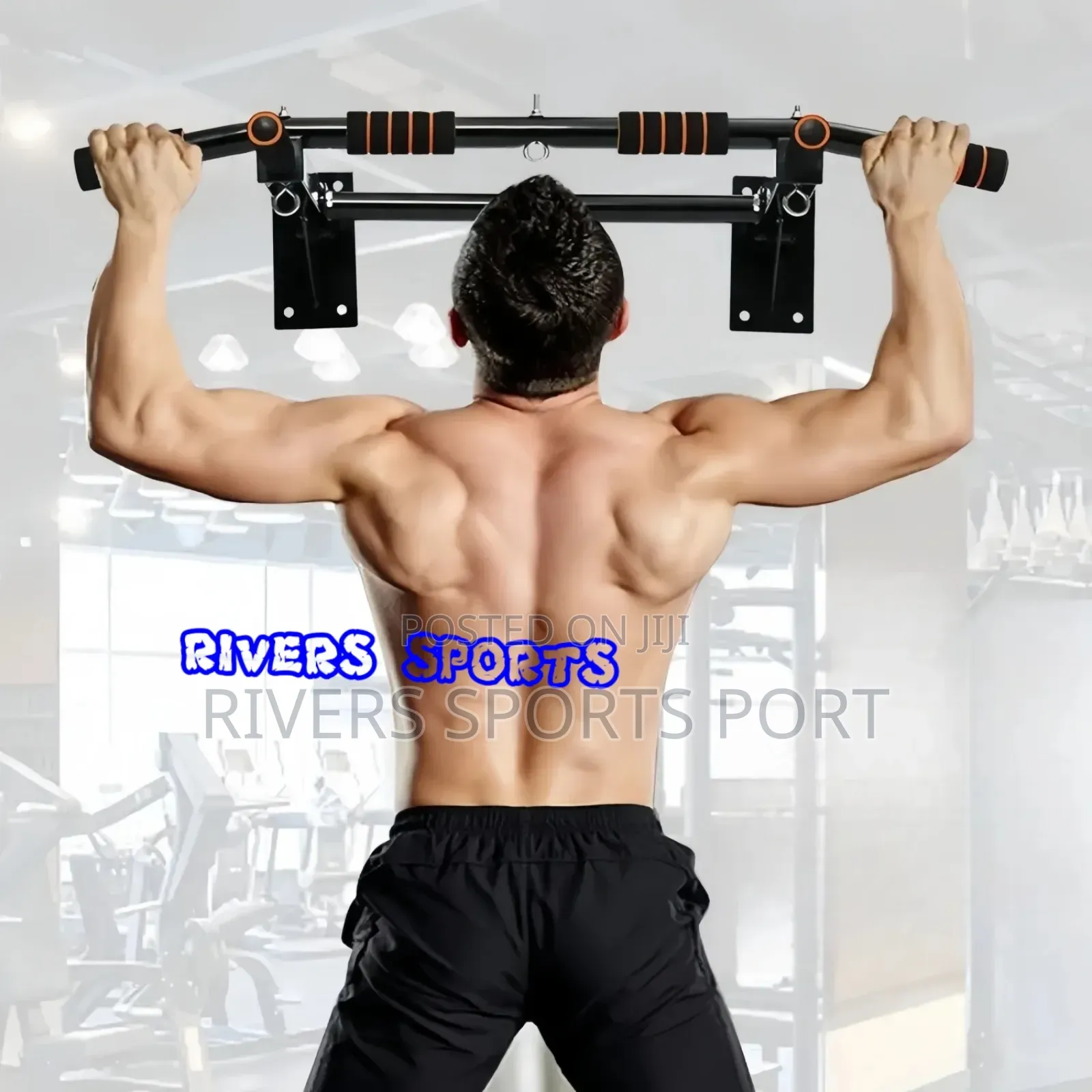 Wall Mounted Pull Up Bar Reinforced Chin Up Horizontal Bar Pullup