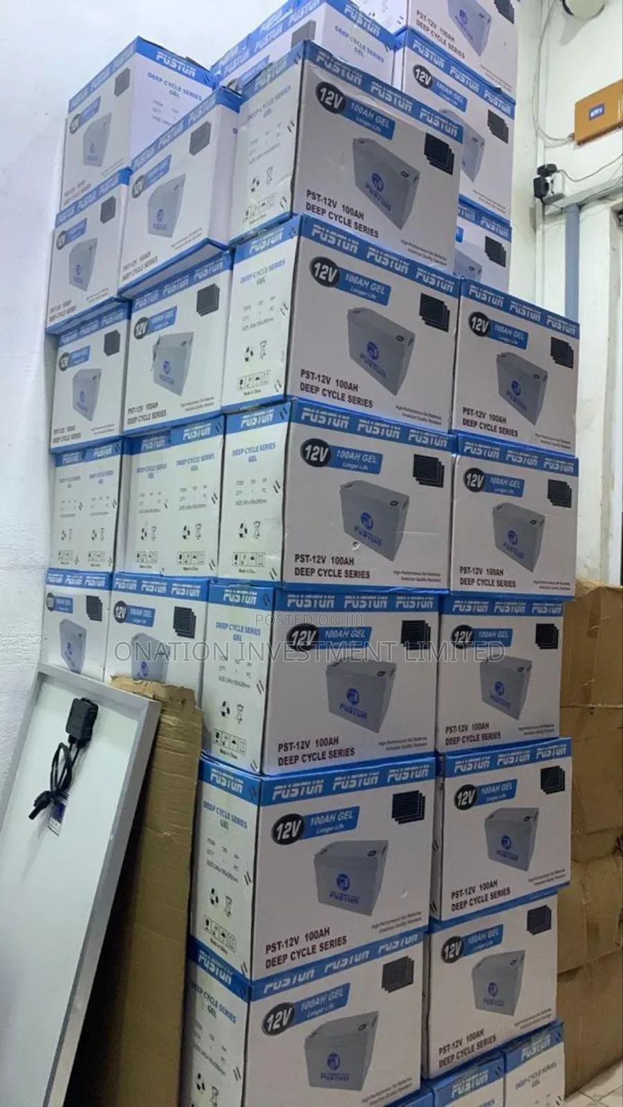 100ah 12v Pustun Gel Batteries