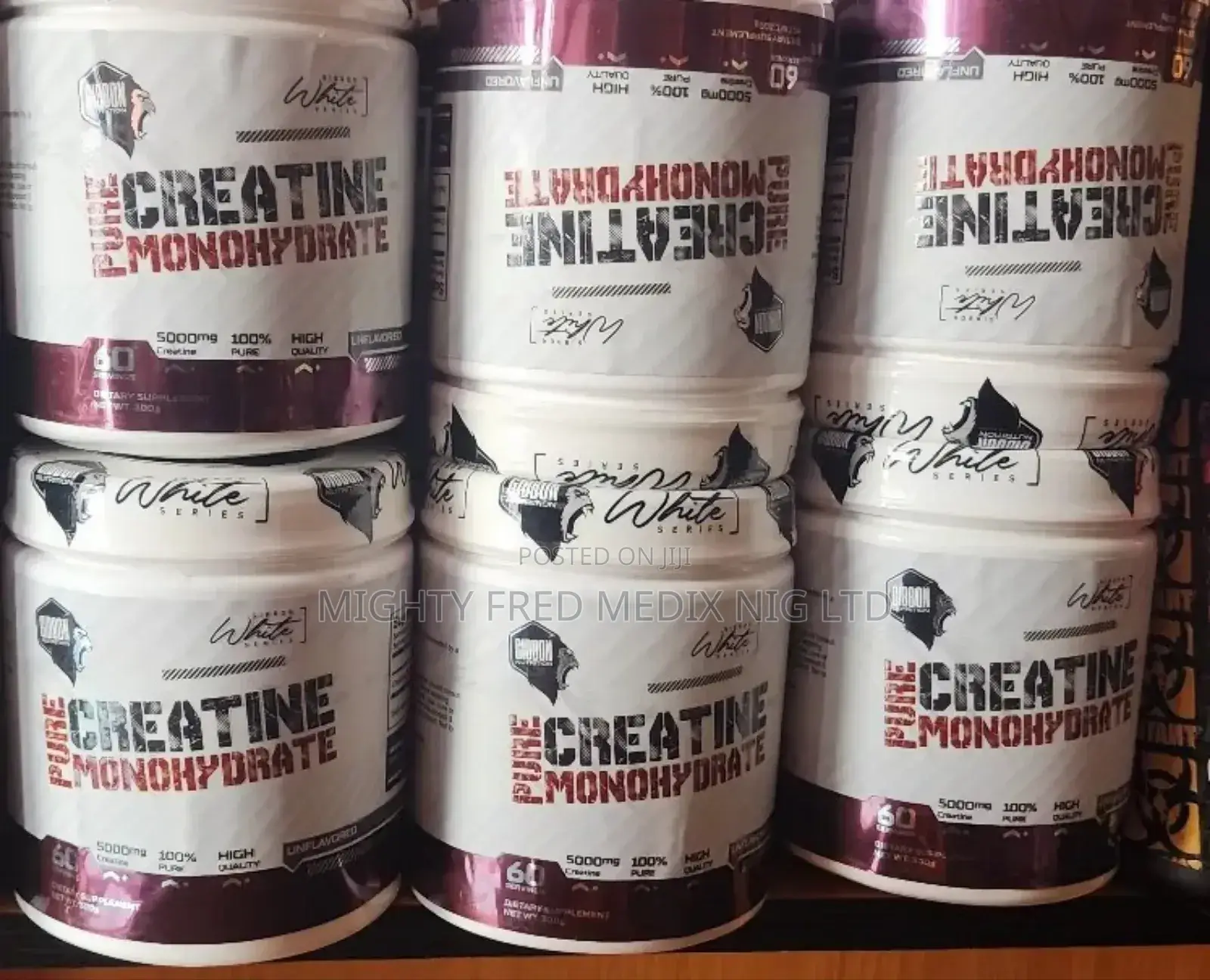 Gibbon Creatine Monohydrate Powder 5000 Mg Per Scoop