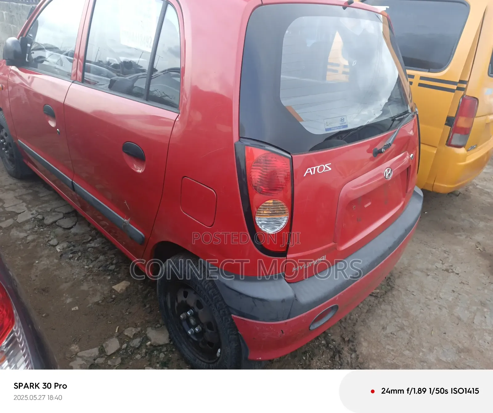 Hyundai Atos 2004 Red