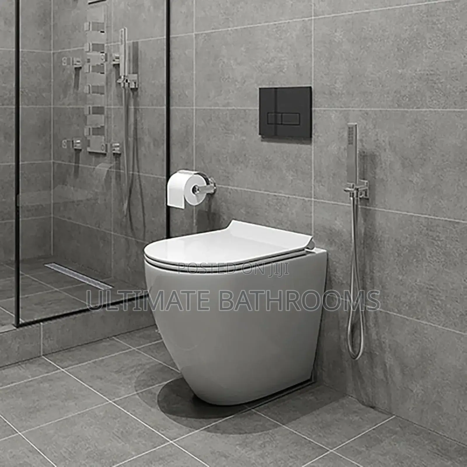 Seat on the Floor White Conceal Watercloset