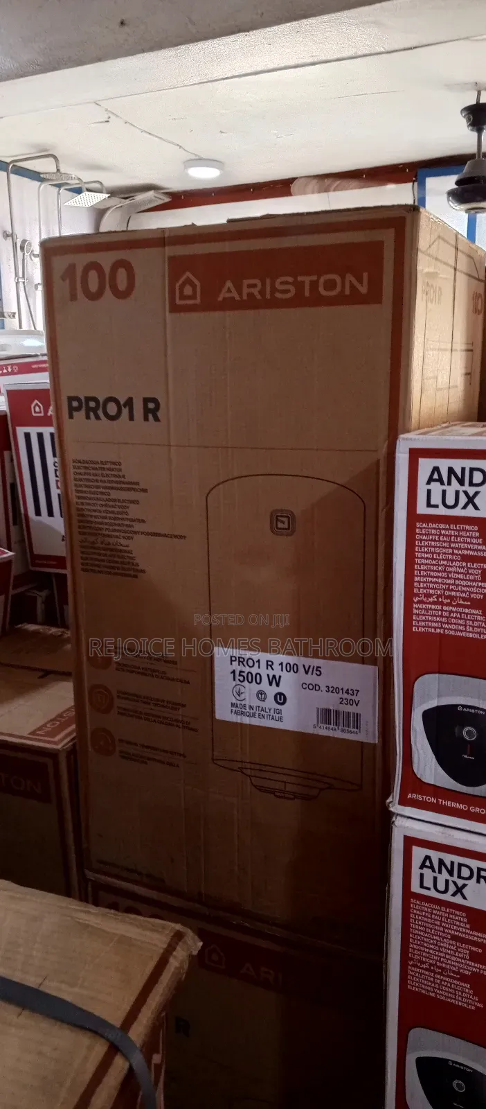 100 Liters Italian Ariston Electric Water Heater