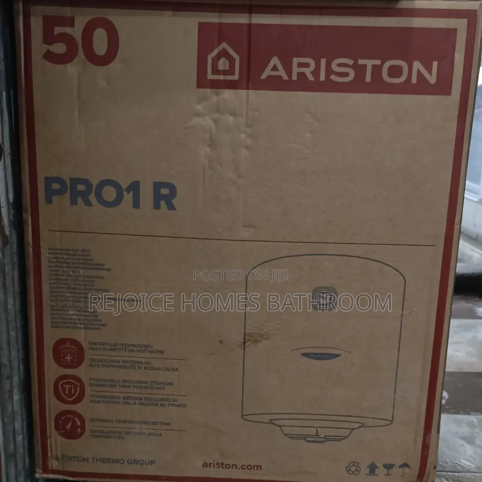 Ariston Electric Water Heater – 50 Liters Italian Quality