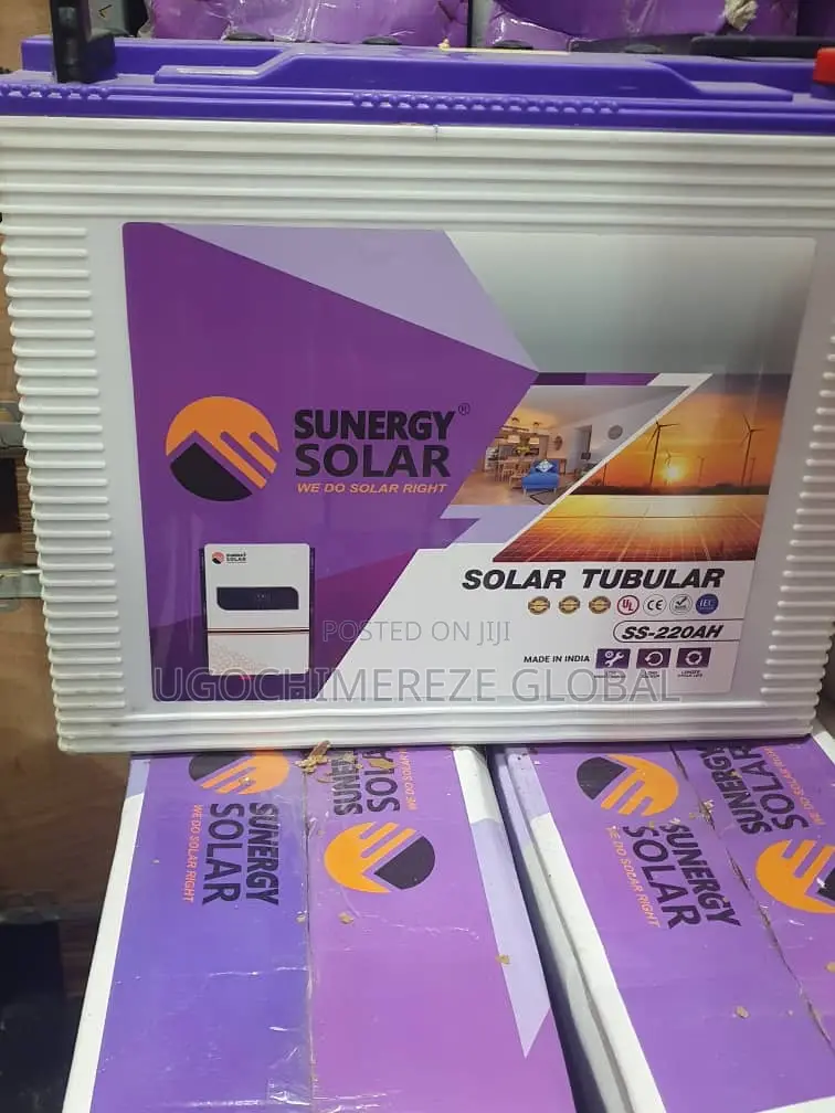 220ah Sunergy Tall Tubular Battery