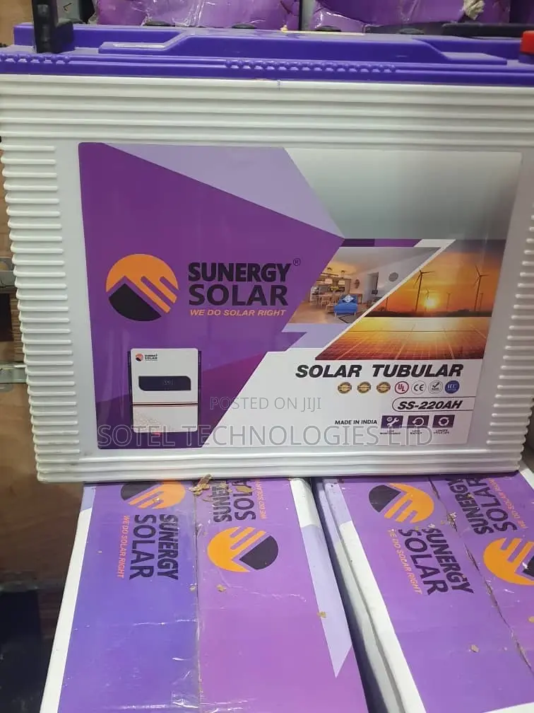 220ah Sunergy Tall Tubular Battery