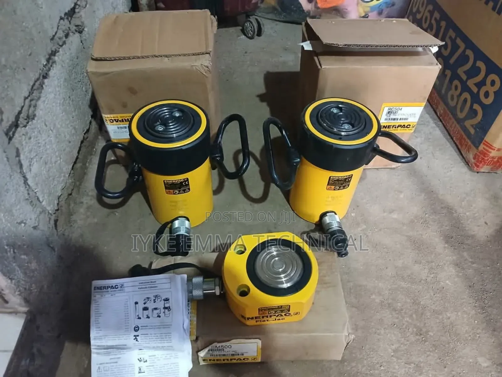 Enerpac Rc-504 50 Ton Capacity Hydraulic Cylinder / Jack