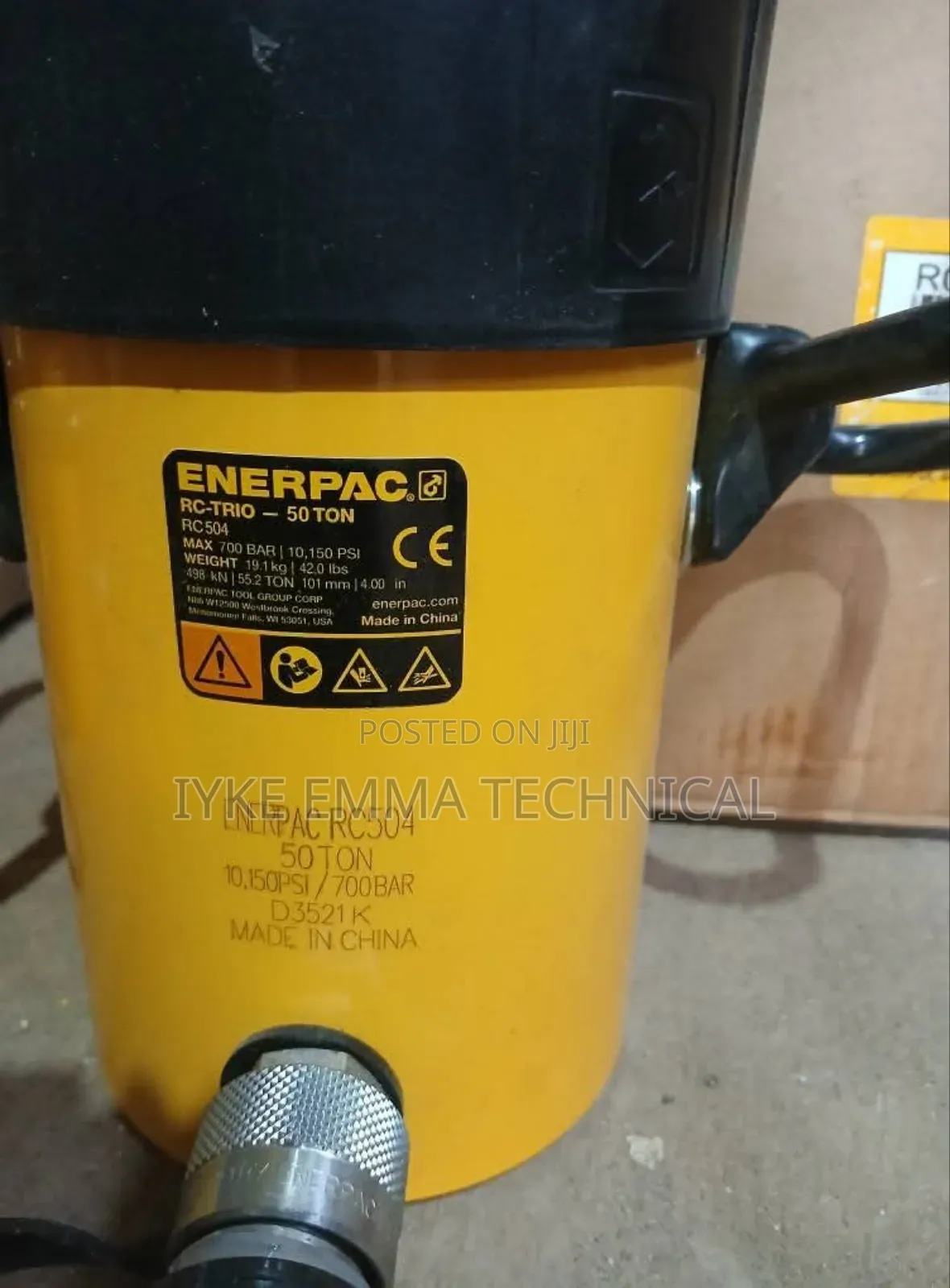 Enerpac Rc-504 50 Ton Capacity Hydraulic Cylinder / Jack