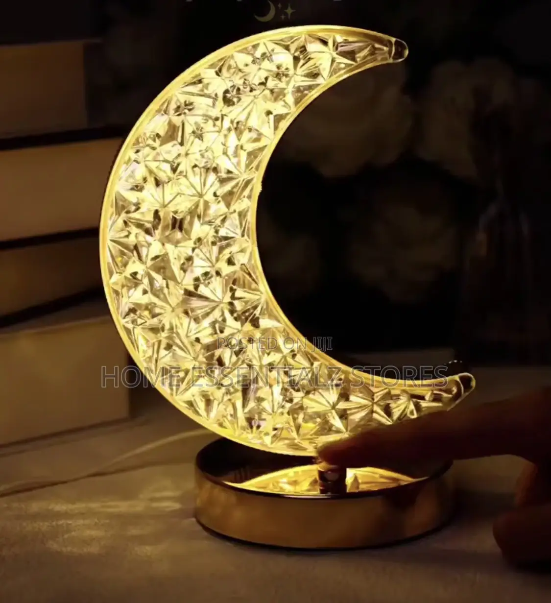 Crystal Moon Light Art Decor - Table Lamp Home Decor