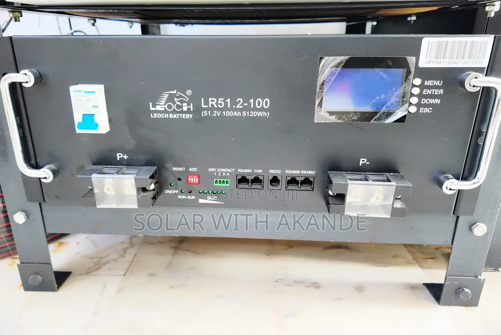 5.12kw Leoch Lithium Battery