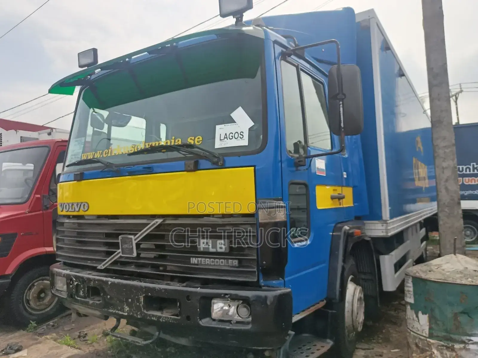 Volvo Fl6 Container Truck Blue