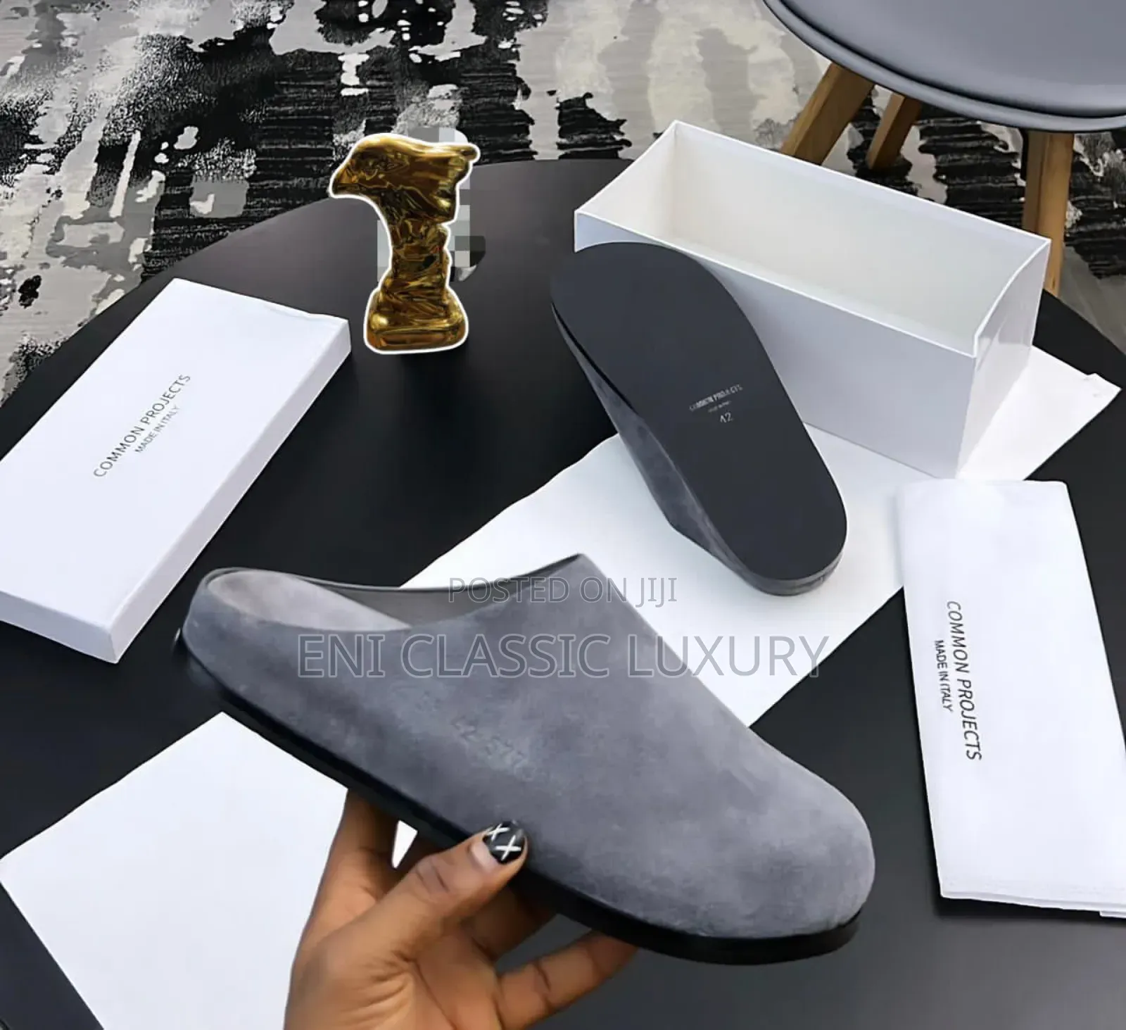 Pure Quality Luxury Men's Half Shoes Well Branded Package