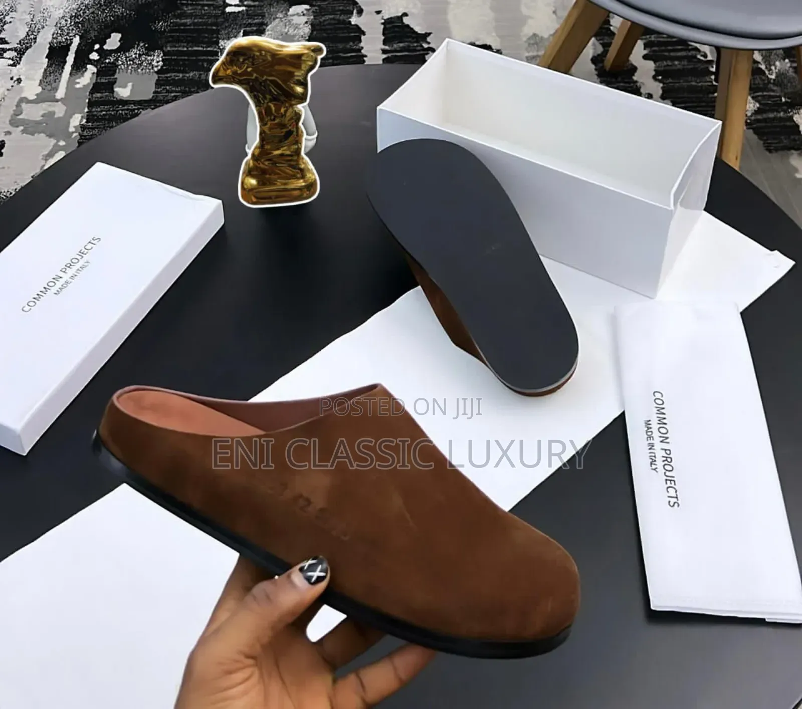 Pure Quality Luxury Men's Half Shoes Well Branded Package