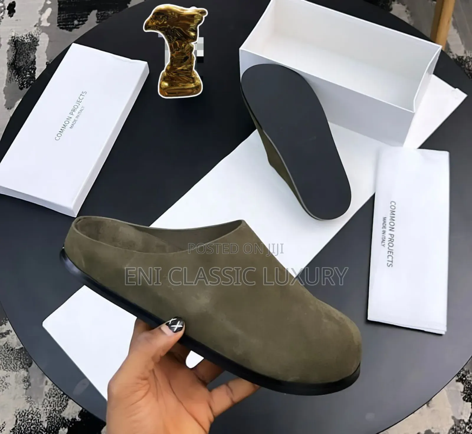 Pure Quality Luxury Men's Half Shoes Well Branded Package