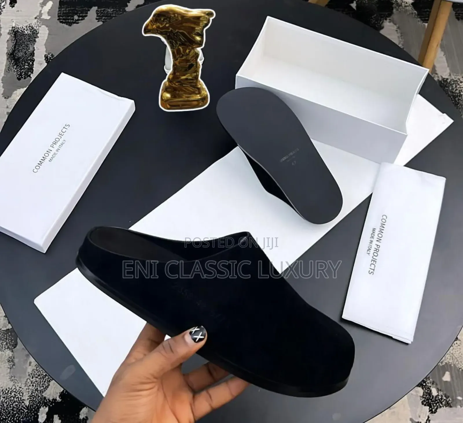 Pure Quality Luxury Men's Half Shoes Well Branded Package