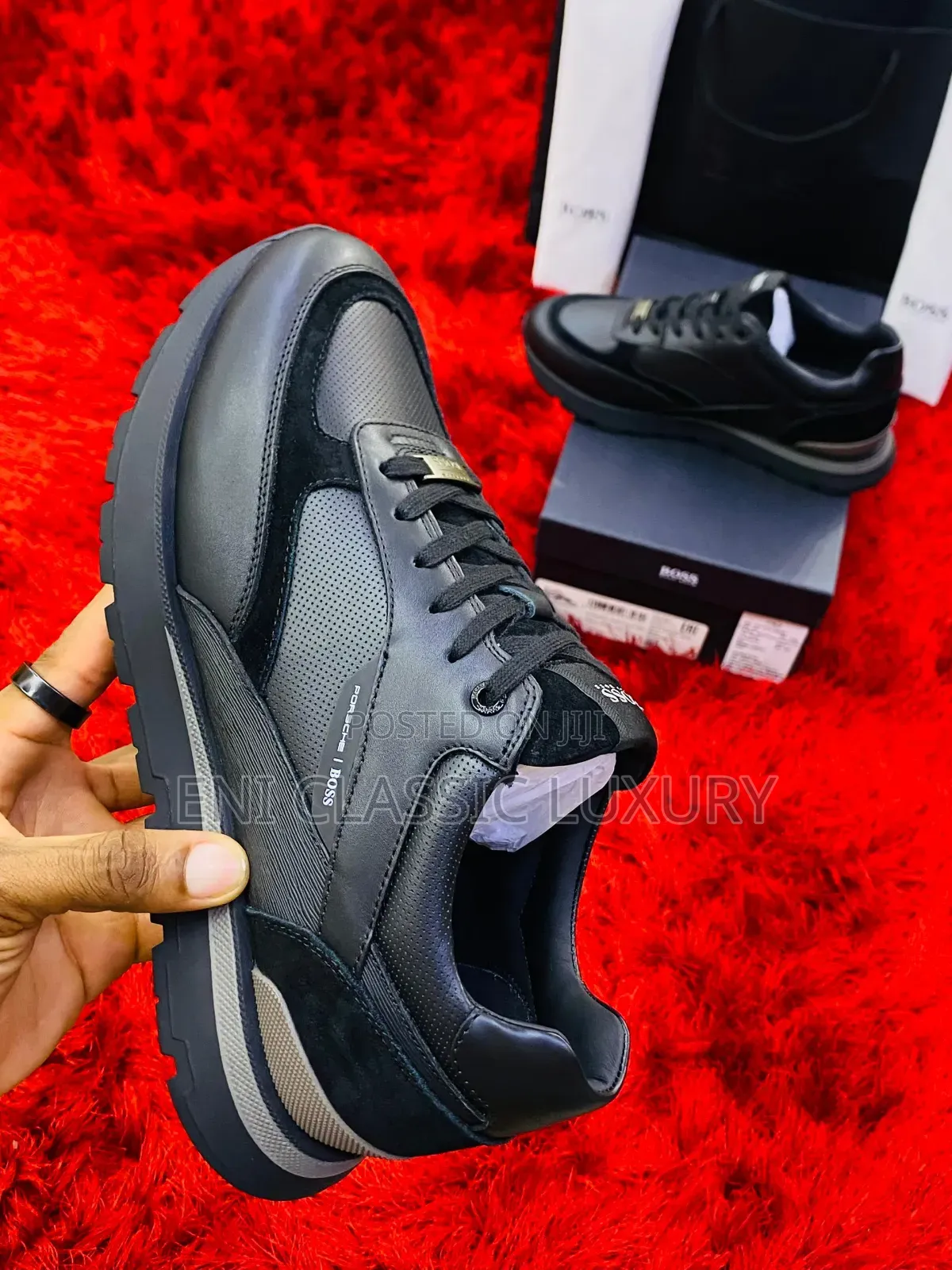 Top Quality Luxury Men's Sneakers Boss Well Branded Package