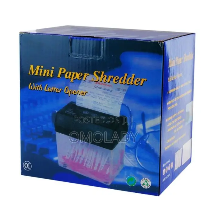 Mini Usb Paper Shredder With Letter Opener