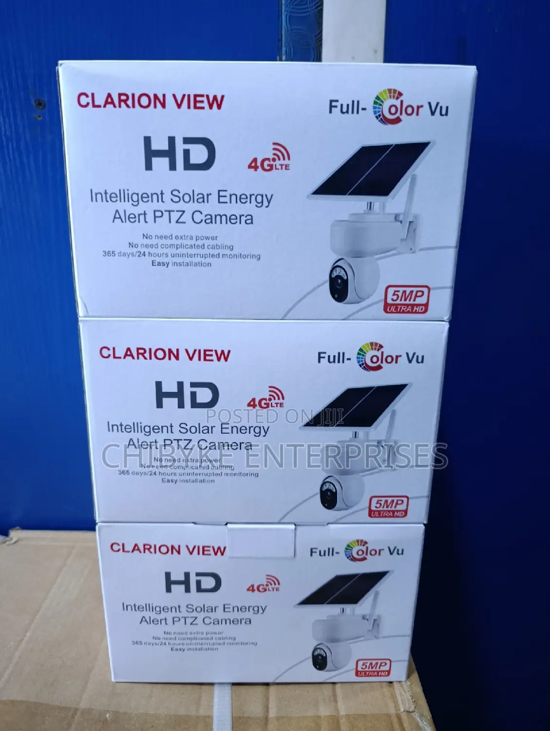 Full-Color 5mp Hd Solar PTZ Camera With Auto Tracking