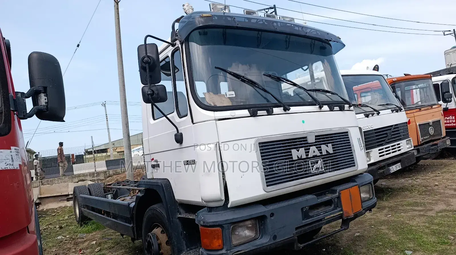Clean Foreign Used Man Volks Truck, Sound Engine