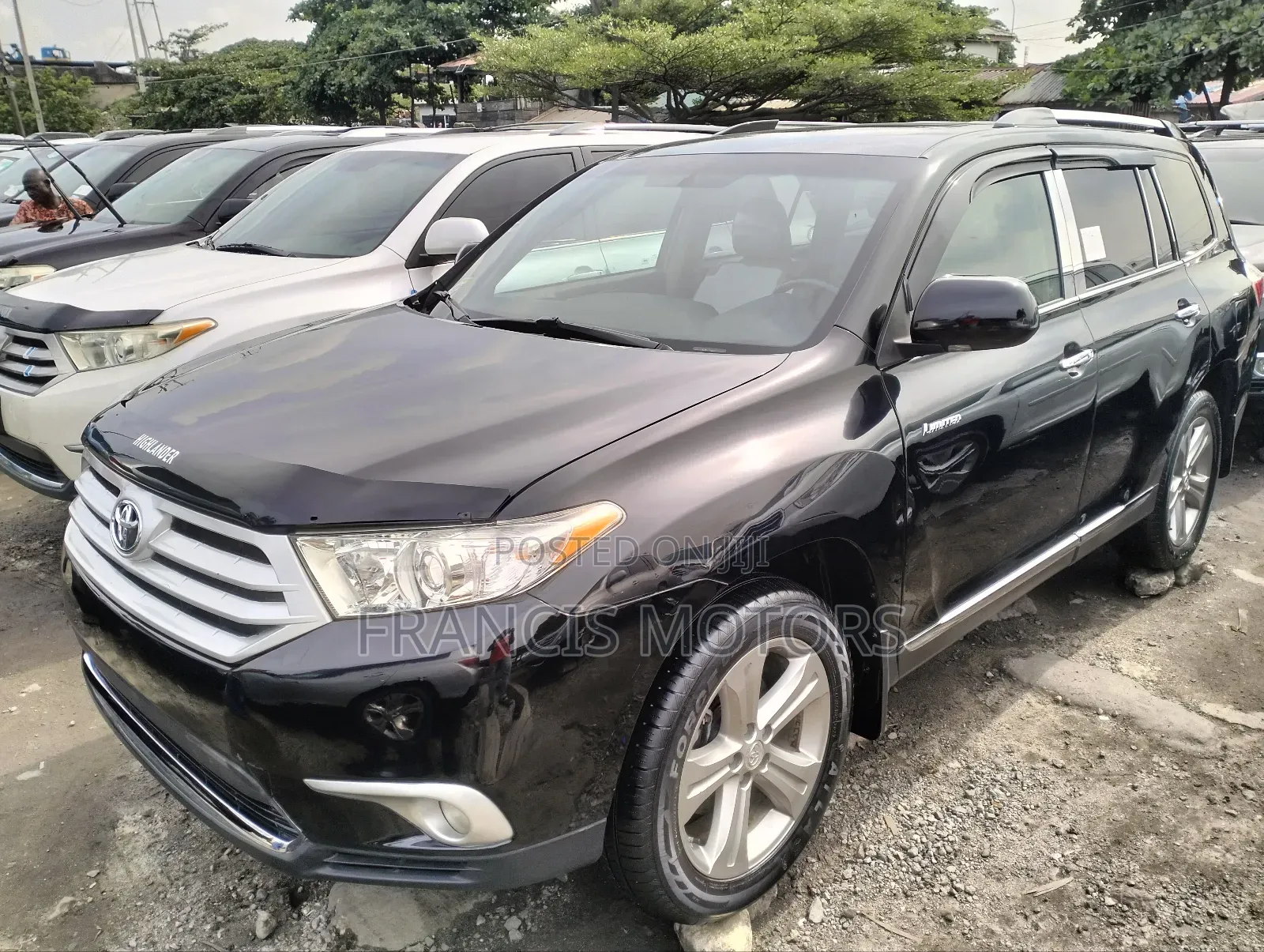 Toyota Highlander Limited 2012 Black