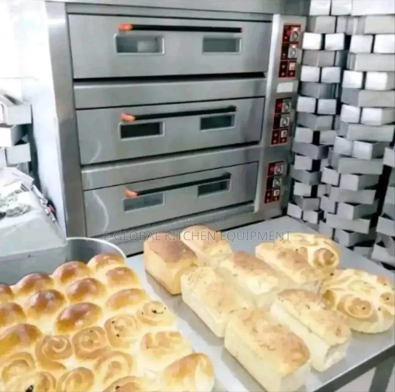Industrial 9trays 3deck Gas Oven