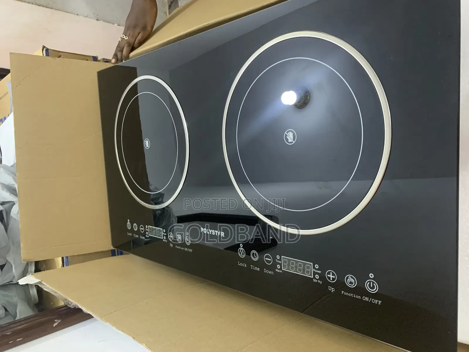 Polystar 2-Burner Stainless Steel Gas Hob – Pv-Jy502a