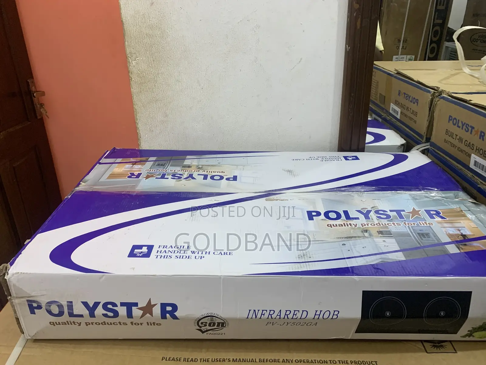 Polystar Built-in Gas Hob – 2 Burners | Pv-Jy502a