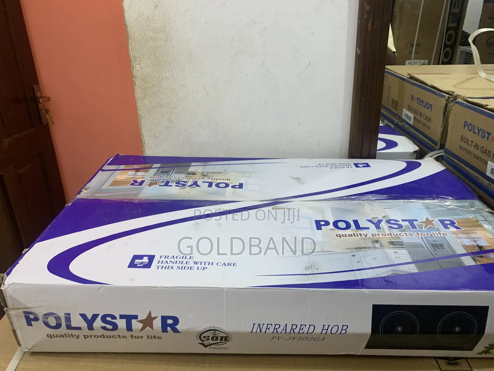 Polystar Gas Hob– 2 Gas With Electric Start Heat Control