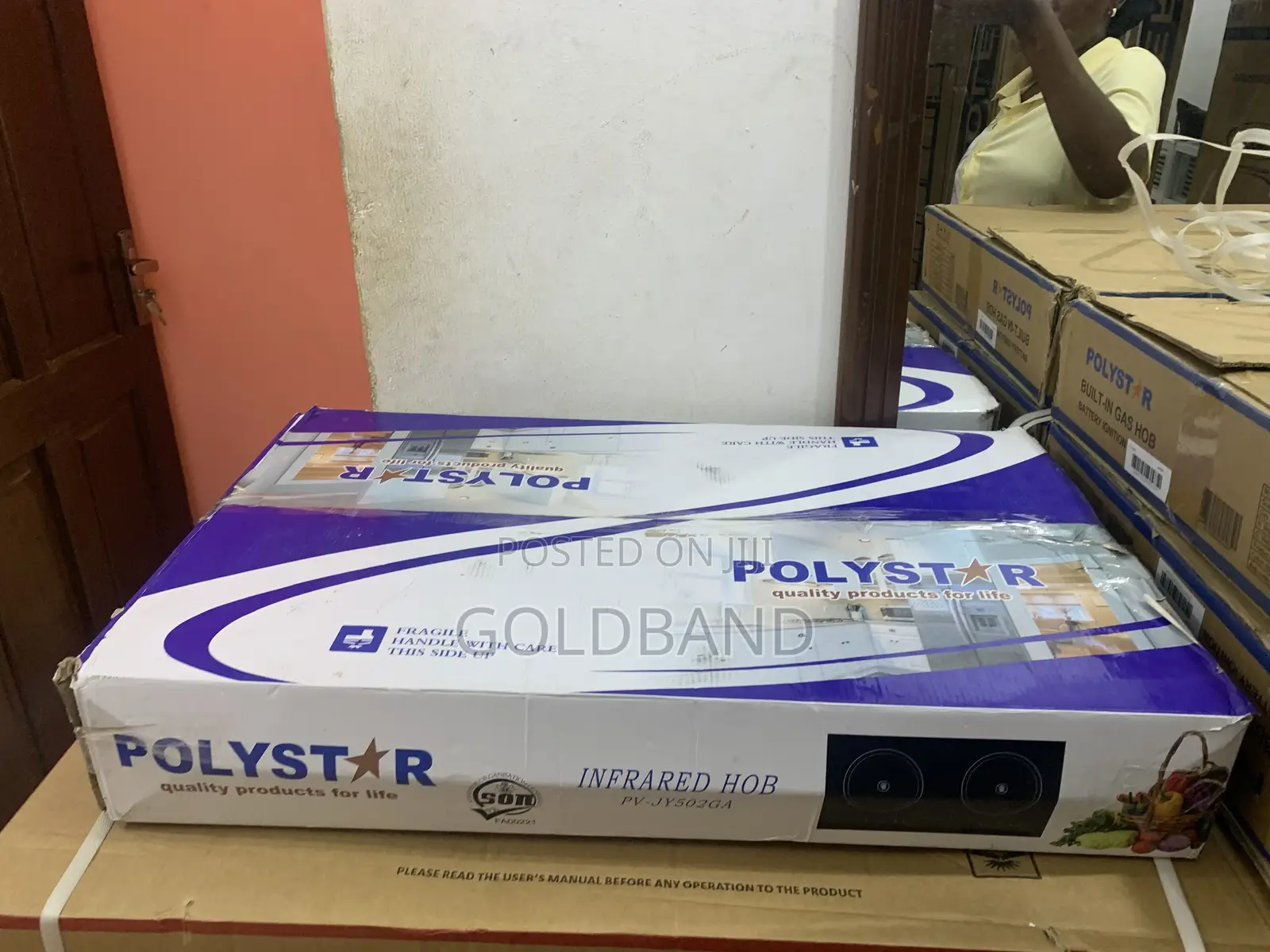 Polystar Pv-Jy502a 2-Burner Built-in Gas Cooker – Affordable