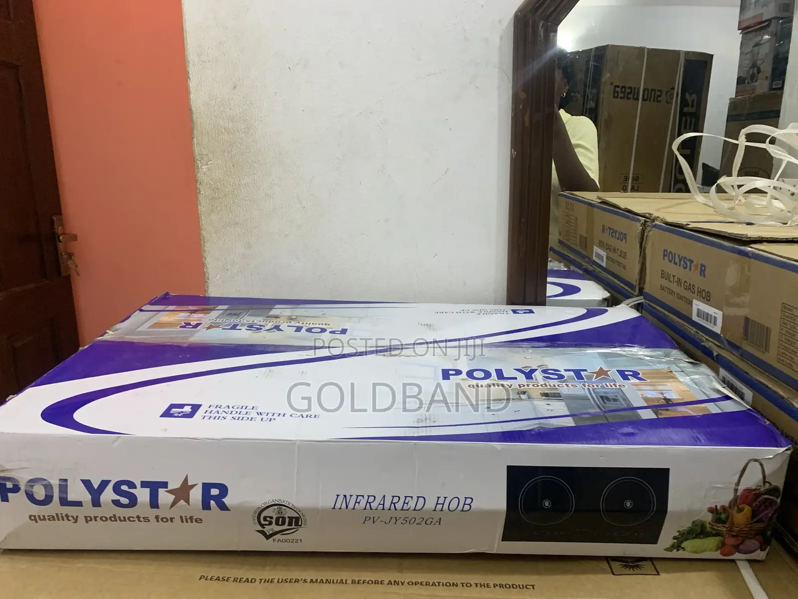Polystar Infrared Gas Hob – 2 Burners With Heat Control