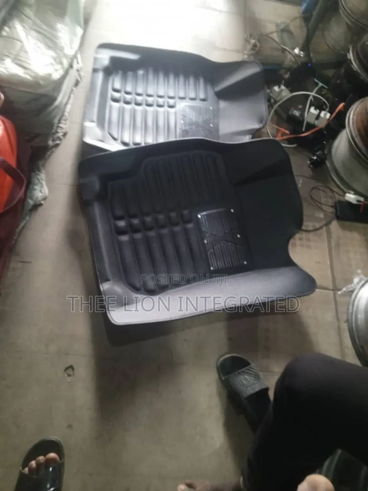 Black, Customized Car Floor Mats.