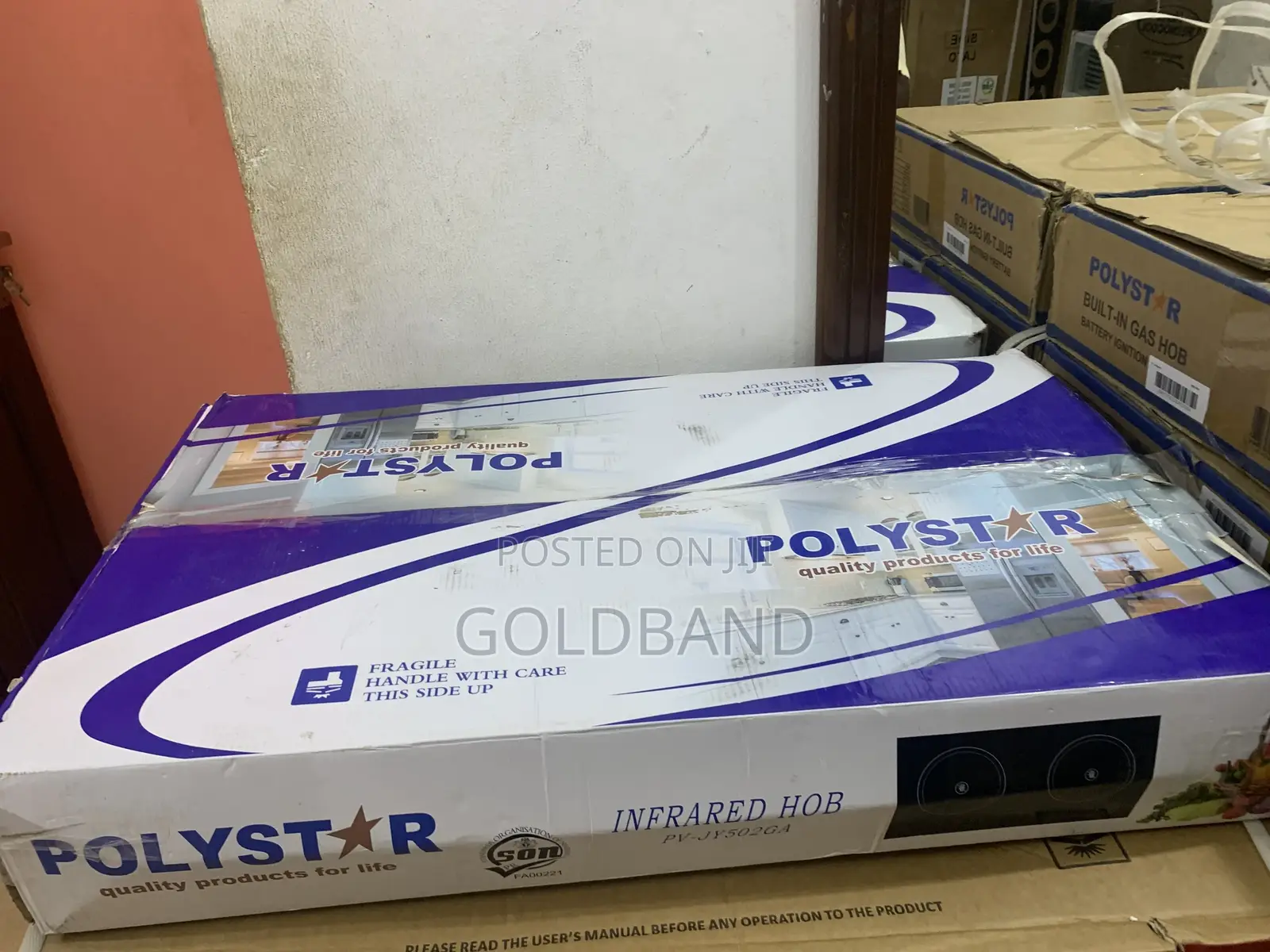Polystar Double Infrared Heat -Resistant, High-Power Gas Hob