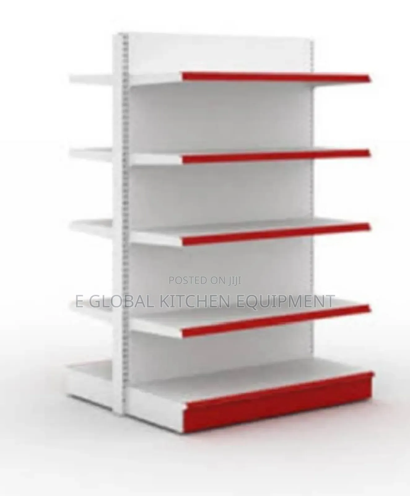 Gondola 7ft by 4ft Super Market Shelf and Chiller, Trolley