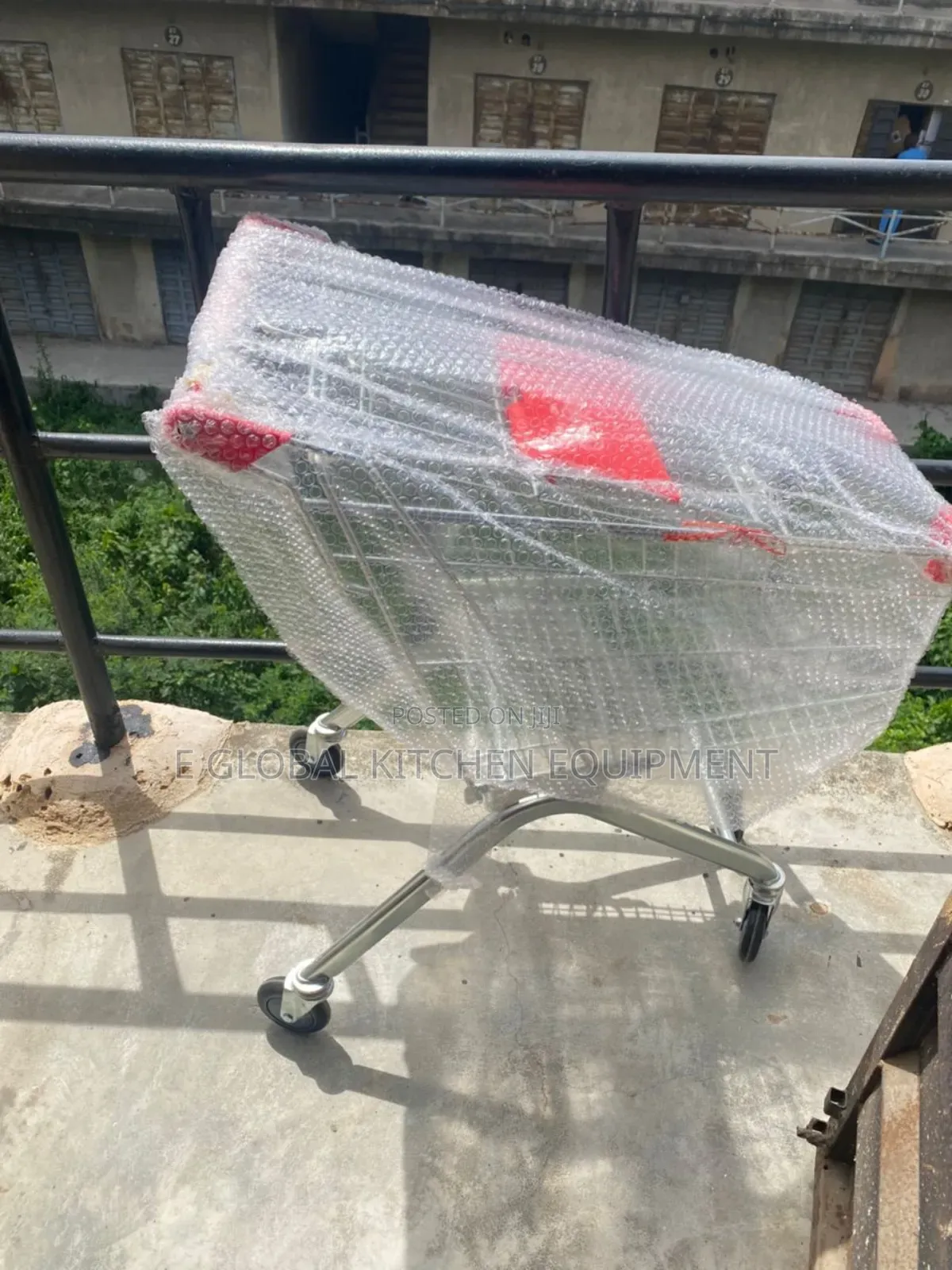 Gondola 7ft by 4ft Super Market Shelf and Chiller, Trolley