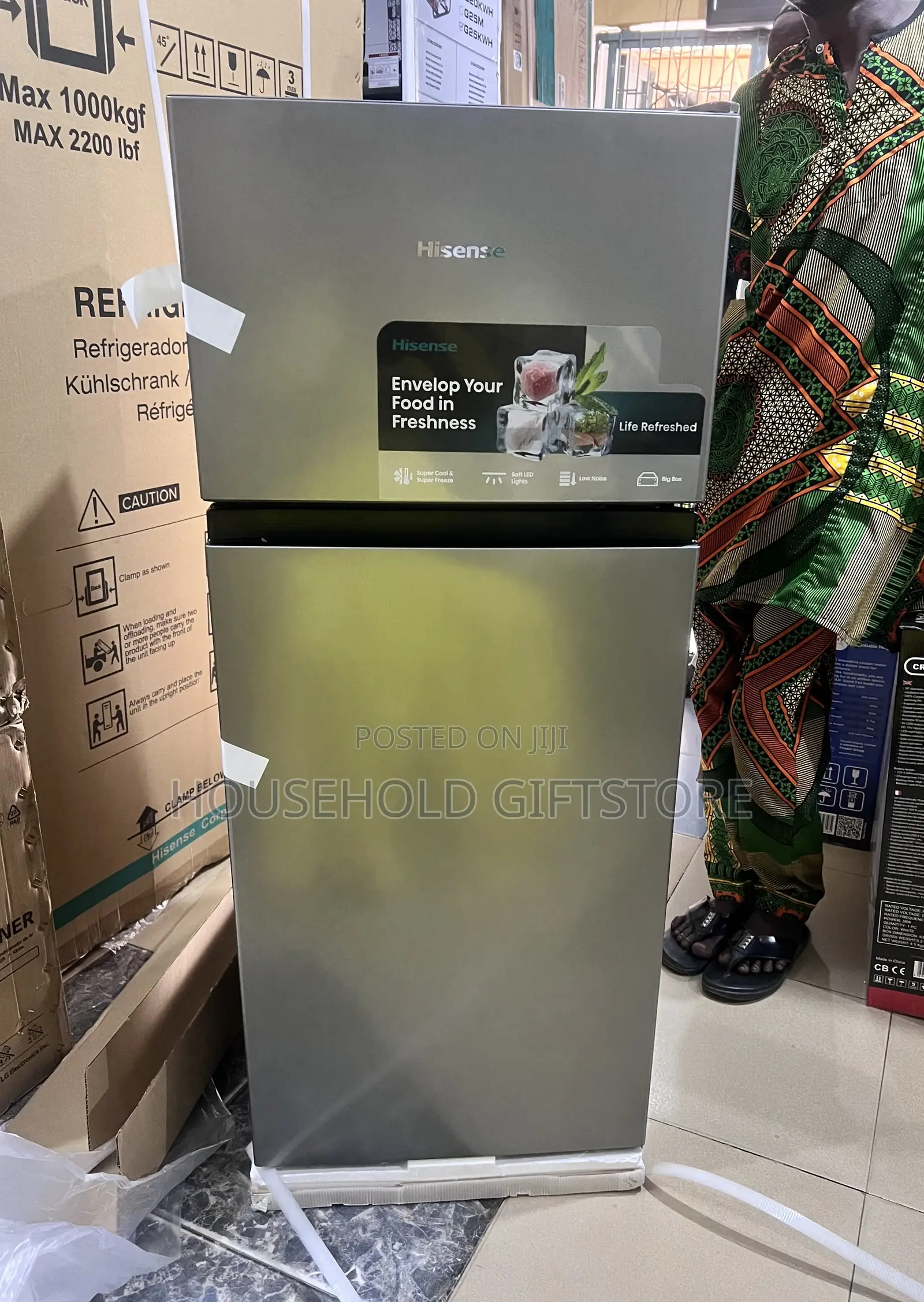 Hisense 172dr (124litres) Double Door Refrigerator