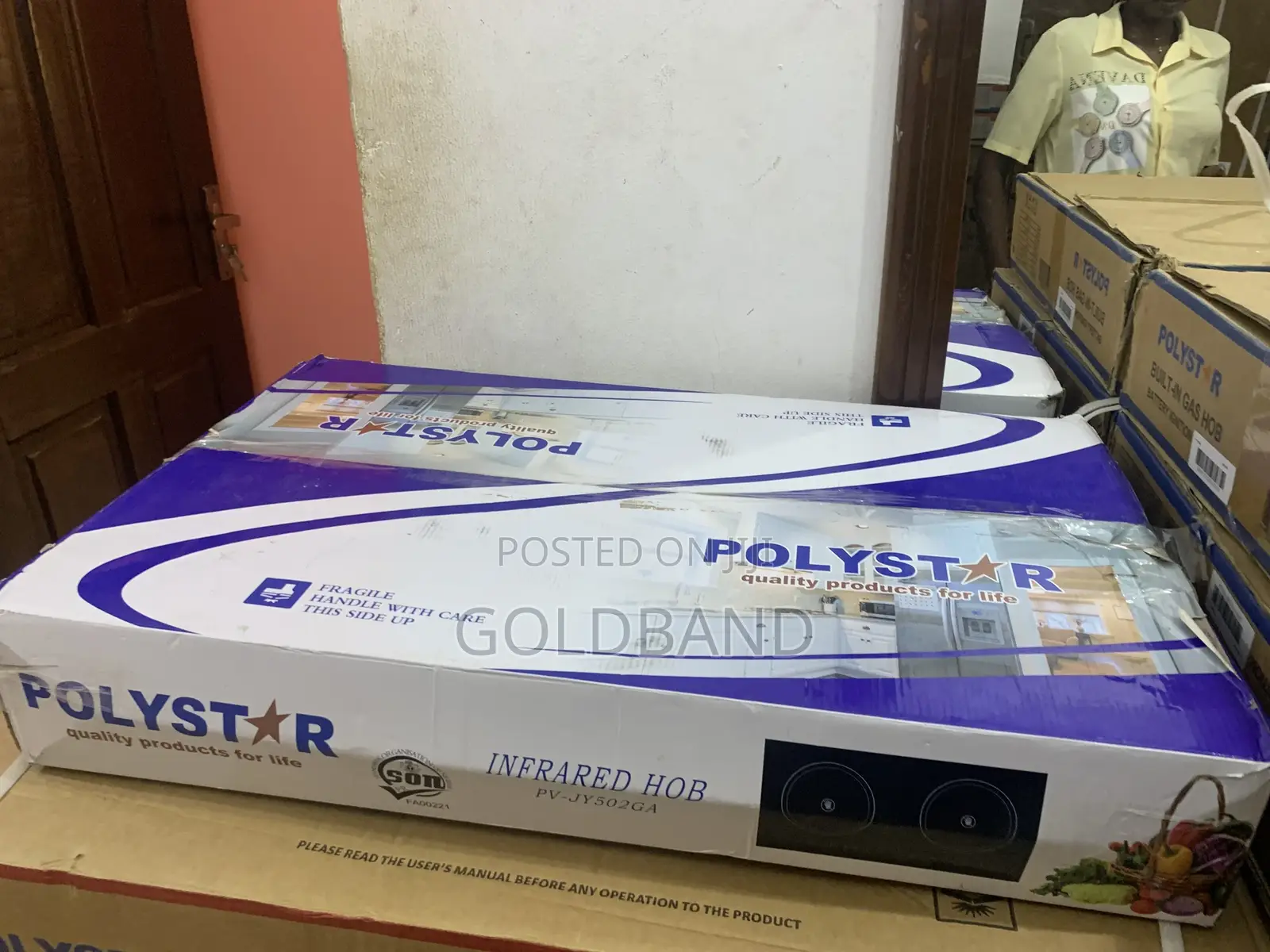 Polystar Infrared Gas Hob – 2 Burners With Flame Control