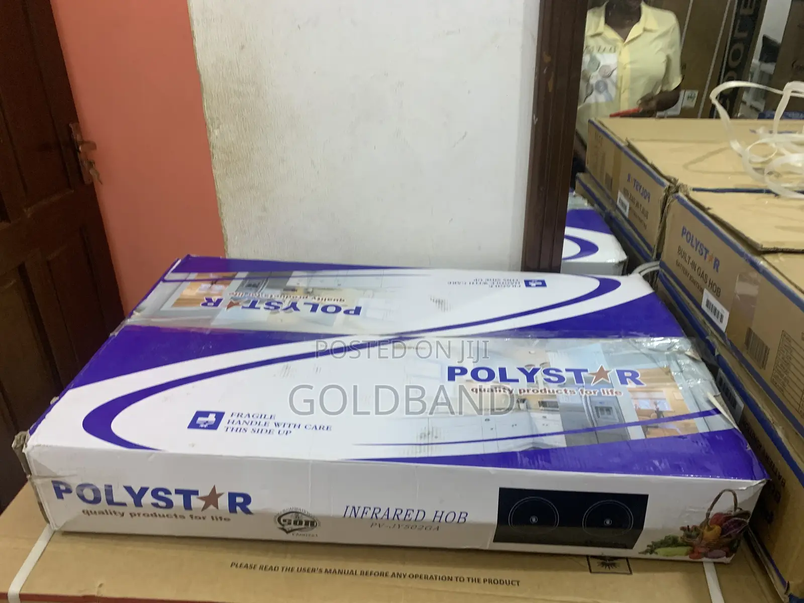Polystar 2-Burner Gas Hob Pv-Jy502ga (Very Easy to Clean)